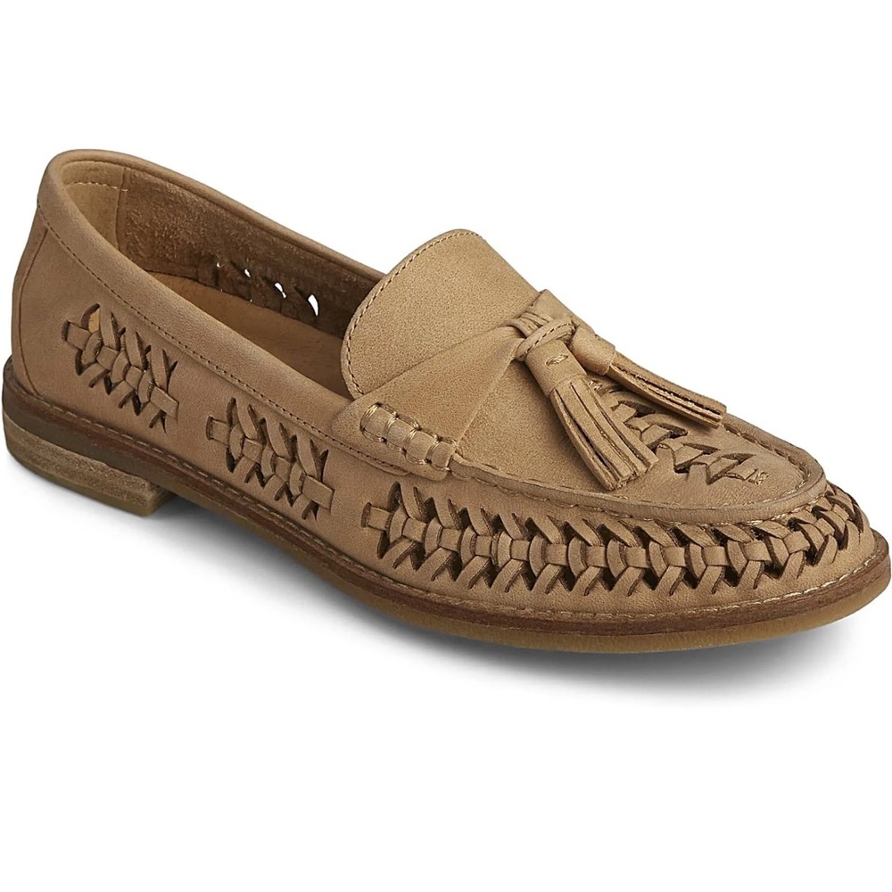 Sperry Tan Tassel Loafers